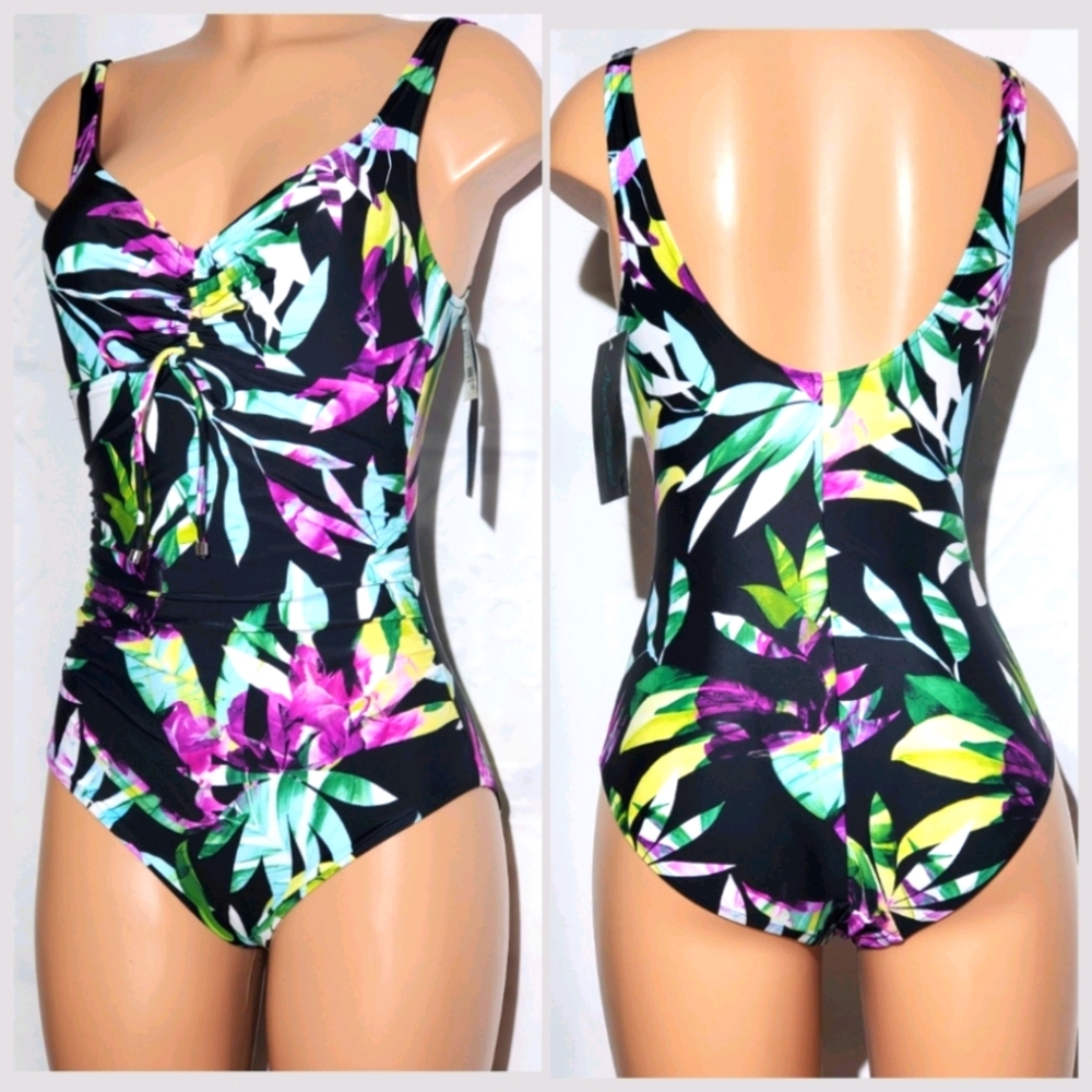 New Kona Sol Women's Floral Swimsuit Size Small